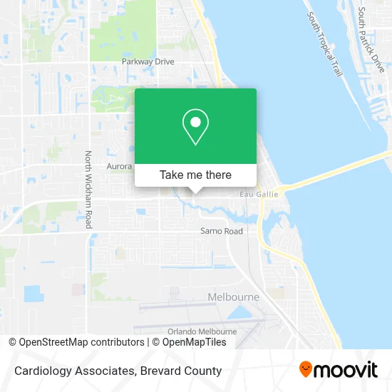 Cardiology Associates map