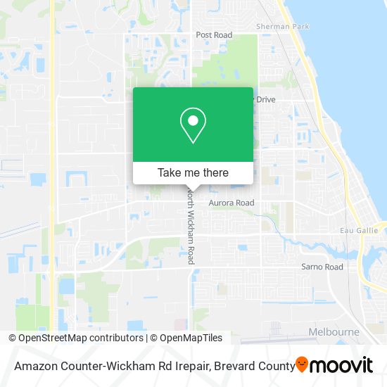 Mapa de Amazon Counter-Wickham Rd Irepair