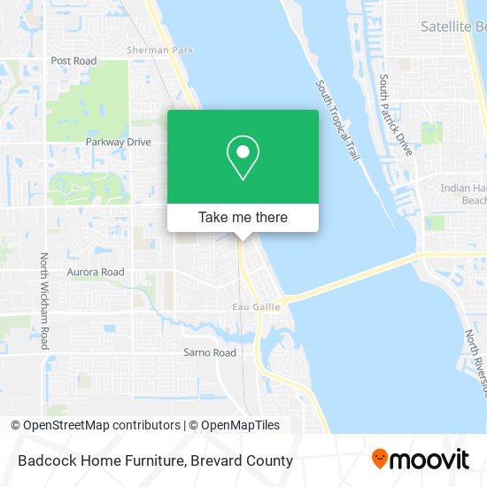 Badcock Home Furniture map