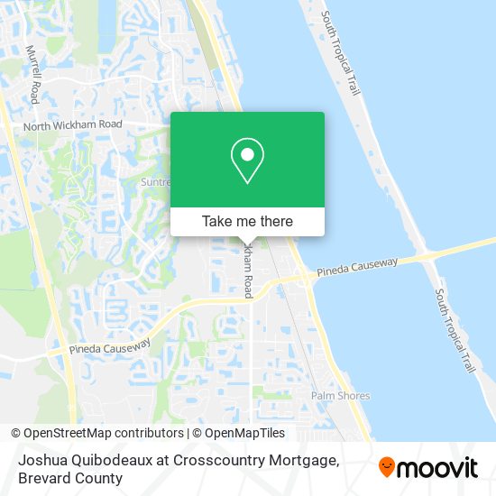 Joshua Quibodeaux at Crosscountry Mortgage map