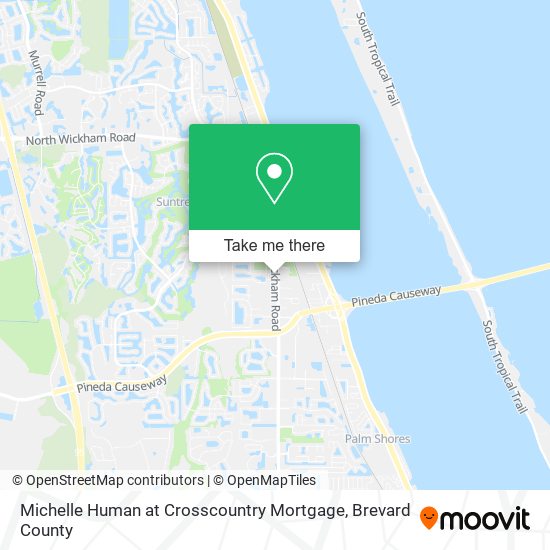 Michelle Human at Crosscountry Mortgage map