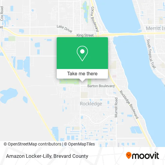 Amazon Locker-Lilly map