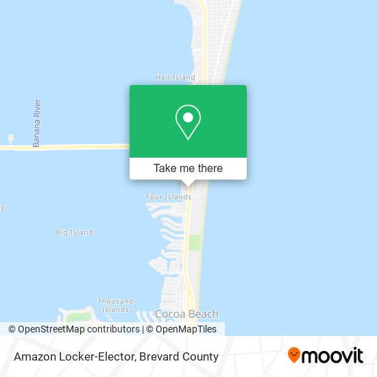 Mapa de Amazon Locker-Elector