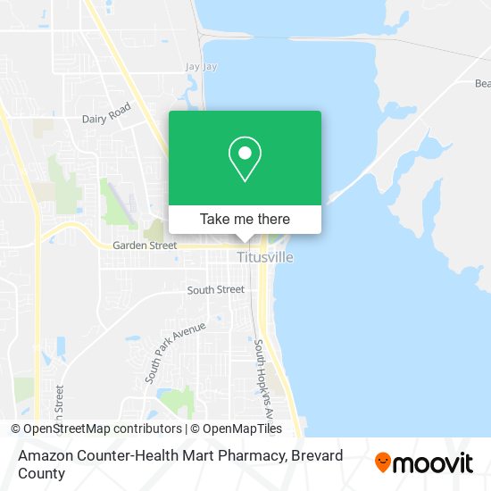 Mapa de Amazon Counter-Health Mart Pharmacy