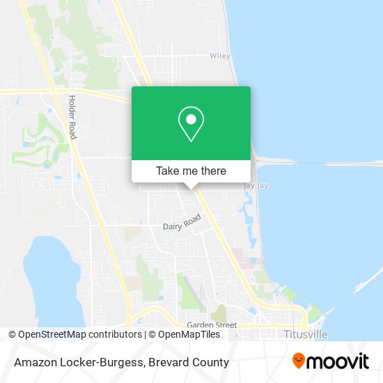 Mapa de Amazon Locker-Burgess