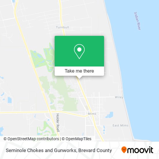 Seminole Chokes and Gunworks map