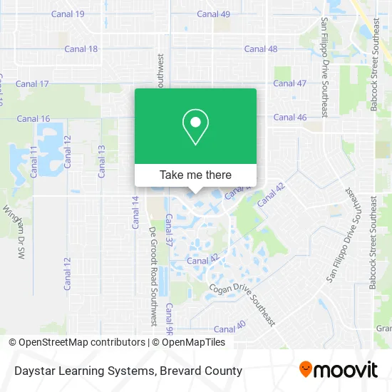 Daystar Learning Systems map