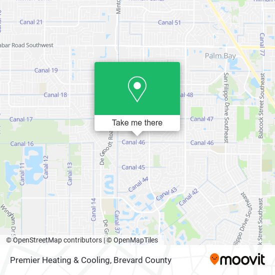 Mapa de Premier Heating & Cooling