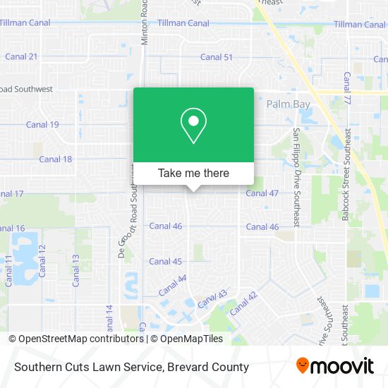 Southern Cuts Lawn Service map
