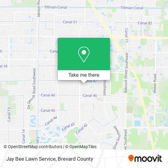 Mapa de Jay Bee Lawn Service