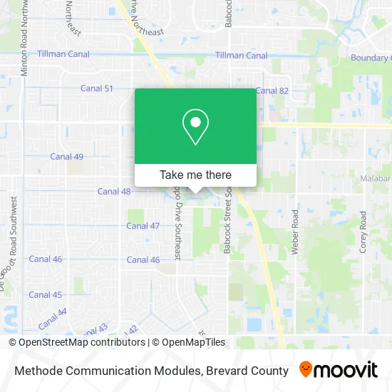 Methode Communication Modules map