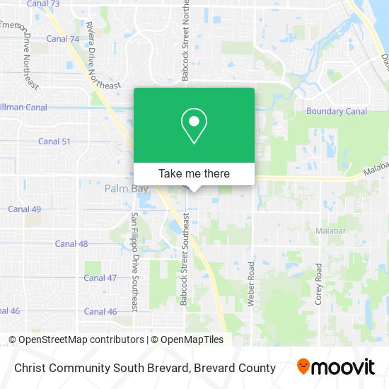 Mapa de Christ Community South Brevard