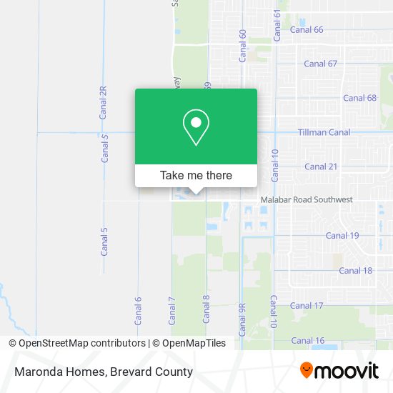 Maronda Homes map