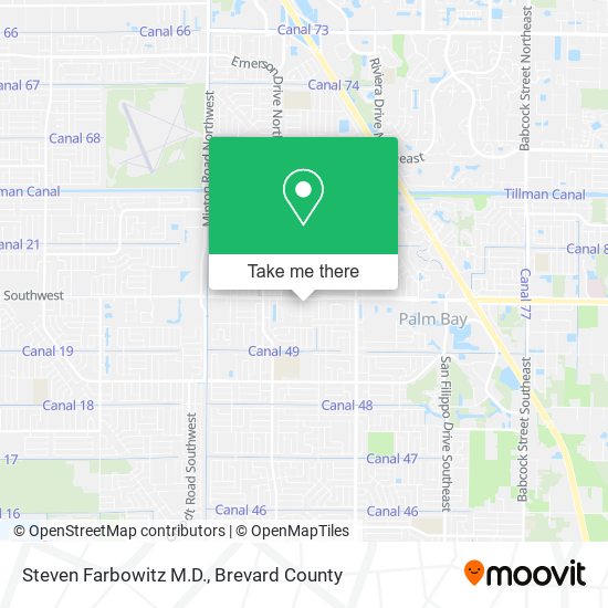 Steven Farbowitz M.D. map