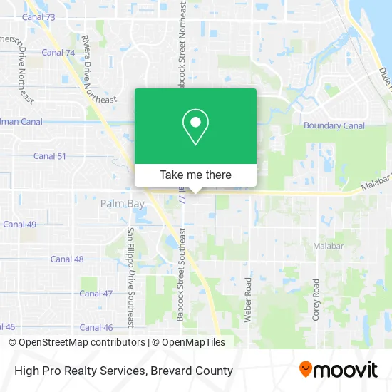 High Pro Realty Services map