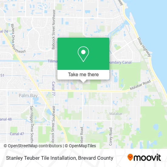 Stanley Teuber Tile Installation map