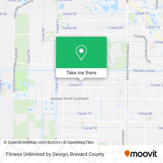 Mapa de Fitness Unlimited by Design