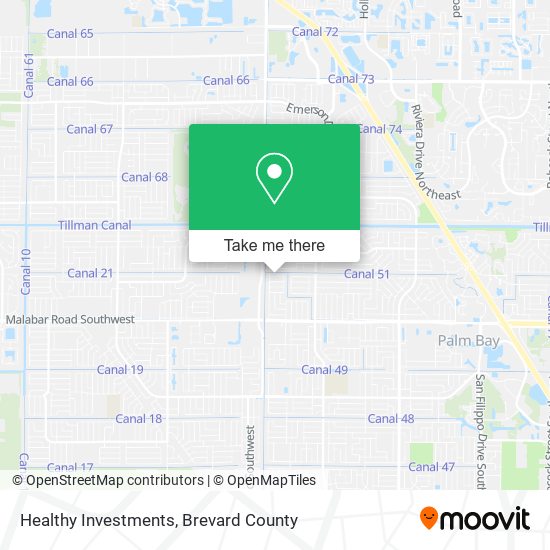 Healthy Investments map