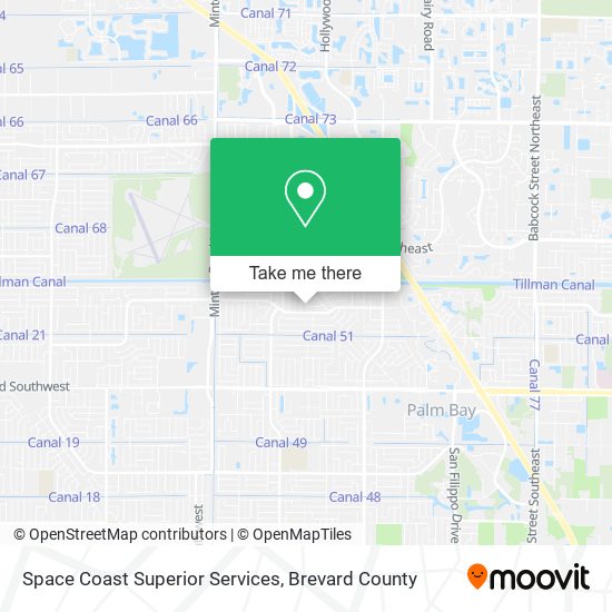 Space Coast Superior Services map