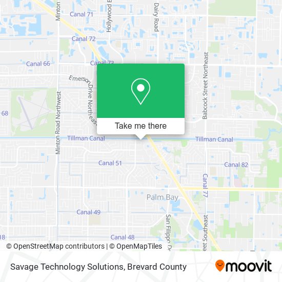 Savage Technology Solutions map