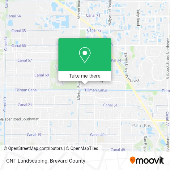 CNF Landscaping map