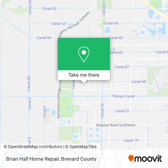 Mapa de Brian Hall Home Repair