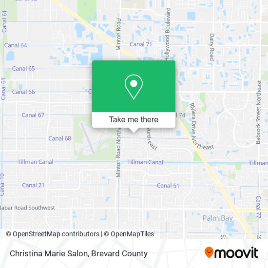 Christina Marie Salon map