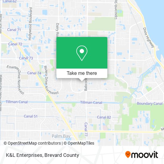 Mapa de K&L Enterprises