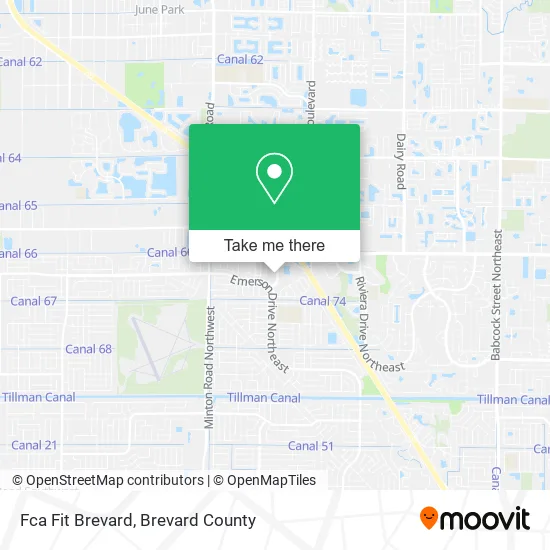 Fca Fit Brevard map