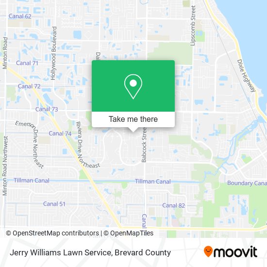 Jerry Williams Lawn Service map