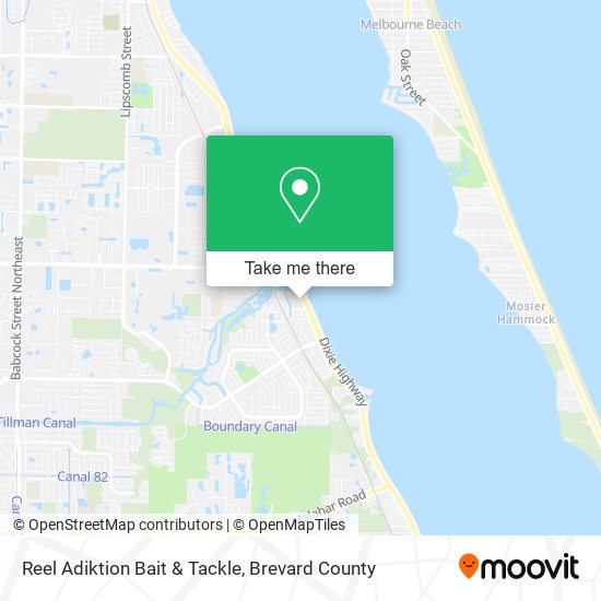Reel Adiktion Bait & Tackle map