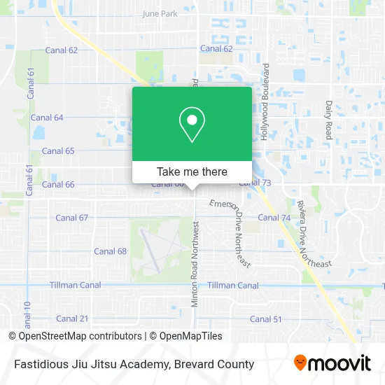 Fastidious Jiu Jitsu Academy map