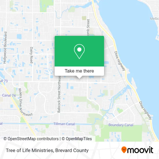 Tree of Life Ministries map