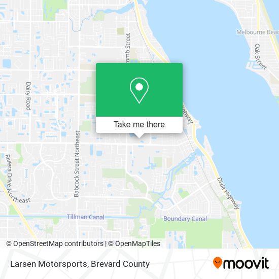 Larsen Motorsports map