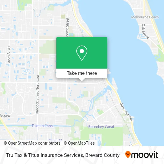 Tru Tax & Titus Insurance Services map