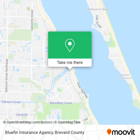 Bluefin Insurance Agency map