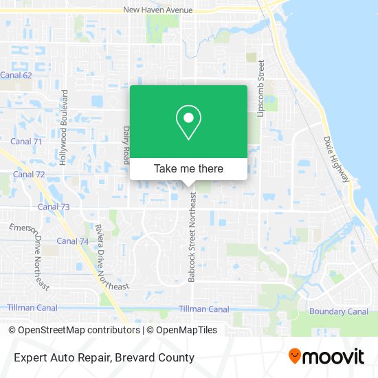 Expert Auto Repair map