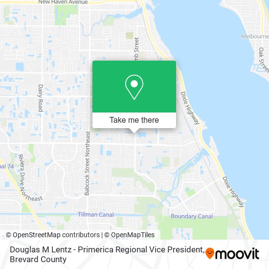 Mapa de Douglas M Lentz - Primerica Regional Vice President