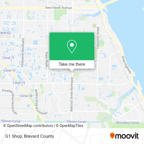 G1 Shop map