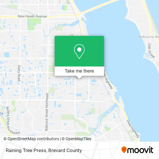 Raining Tree Press map