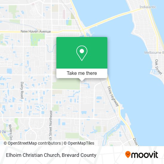 Elhoim Christian Church map