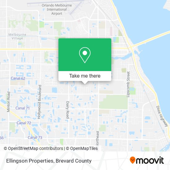 Ellingson Properties map