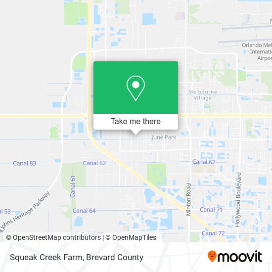 Squeak Creek Farm map
