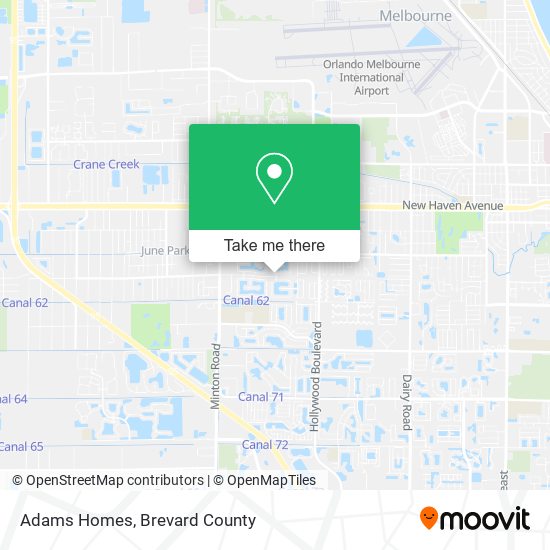 Adams Homes map