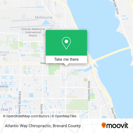 Atlantic Way Chiropractic map