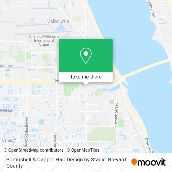 Bombshell & Dapper Hair Design by Stacie map