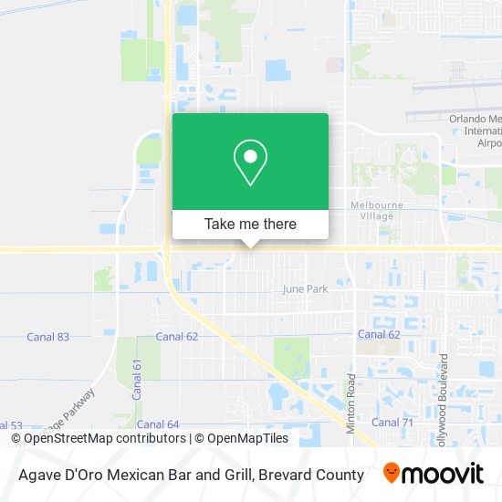 Mapa de Agave D'Oro Mexican Bar and Grill