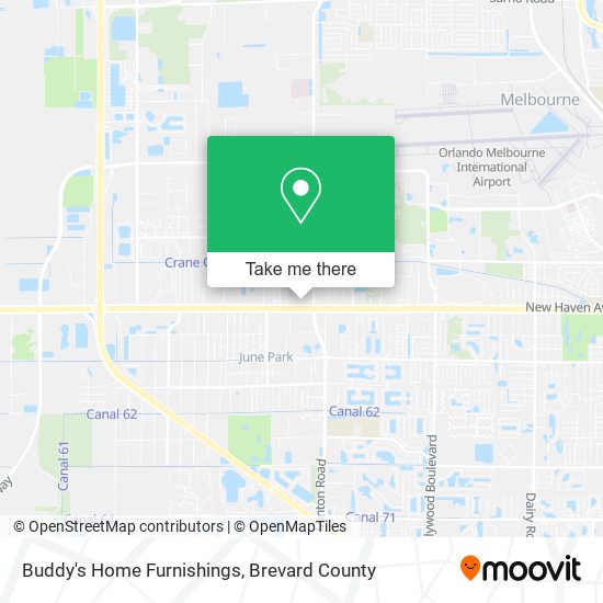 Buddy's Home Furnishings map