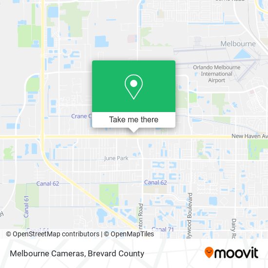 Melbourne Cameras map