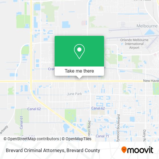 Brevard Criminal Attorneys map